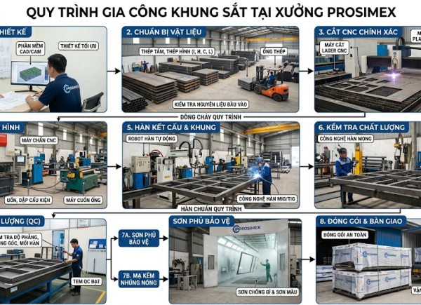 Gia công khung sắt dân dụng: cửa, lan can, cầu thang – Xu hướng thiết kế hiện đại 2026